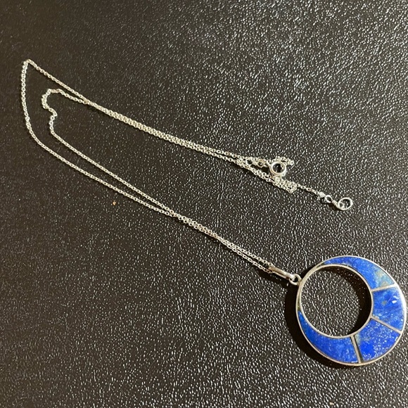 Vintage Jewelry - Lapis lazuli pendant